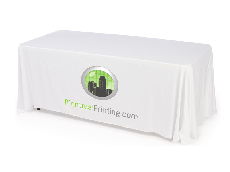 Implement kaste spand Table Covers | Montreal Printing